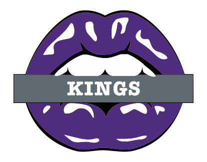 Sacramento Kings Lips Logo vinyl decal